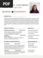 Beige Minimalist Clean Simple Professional Resume