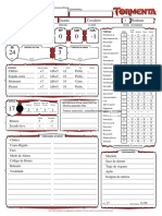 Ficha de Personagem para Tormenta 20