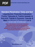 Standard Penetration Tests and Soil