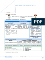 Sesiones de Aprendizaje - EDA VI Semana 3 - Editora Quipus Perú