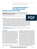 2019 Comparative Study On Small-Signal Stability of LCC-HVDC System With Different C