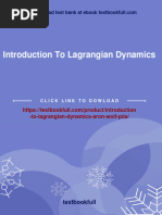 Instant Ebooks Textbook Introduction To Lagrangian Dynamics Aron Wolf Pila Download All Chapters