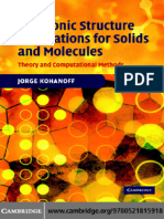 Kohanoff - Electronic Structure Calculations For Solids and Molecules - Theory and Computational Methods - Book - Cambridge-An