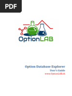 Option Lab - User's Guide