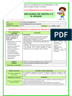 Evaluación Diagnóstica Mat - Nos Desplazamos Por Nuestra Ie Croquis-Luis Enrique Ochoa Audante