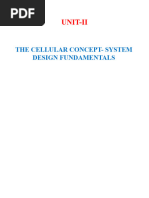 Unit-II-wc-The Cellular Concept - System Design Fundamentals