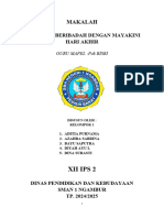 Makalah Semangat Beribadah Dengan Meyakini Hari Akhir