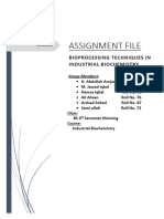 Bioprocessing Techniques in Industrial Biochemistry1