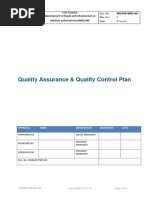 Quality Assurance & Quality Control Plan