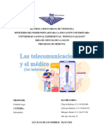 Comparto 'Las Telecomunicaciones y El Médico (Informe 1) ' Con Usted