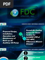 Back-Up AC Auxiliary Oil Pump & Forced-Air Cooling of Steam Turbine