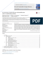 An Overview of Solid Desiccant Dehumidif