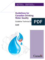 CANADA HEALTH Drinking-Water-Quality-Guideline-Lead