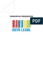 Perguntas Frequentes Nota Legal