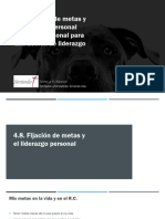 Tema 4 8 Fijacion de Metas y El Liderazgo Personal