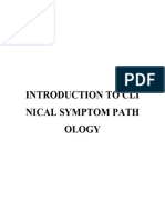 Introduction To Clinical Symptom Pathology