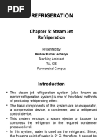 Chapter 5 Steam Jet Refrigeration System