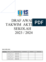 Draf Kosong Takwim Aktiviti Sekolah 2023 24