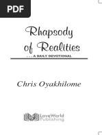 Rhapsody of Realities August 2024