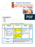 2° Sesión Día 1 Com Leemos para Conocer Más Sobre La Batalla de Junín