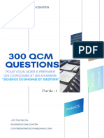 300 Questions (QCM) Pour Vous Aider À Préparer Les Concours Et Les Examens en Science Économie Et Gestion