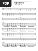 September Drum Tab by Earth Wind and Fire - Songsterr Tabs With Rhythm