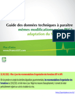 Guide Des Données Techniques À Paraitre Mai 2022 V2