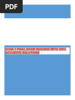 Ccna 1 Final Exam