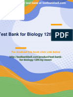 (PDF Download) Test Bank For Biology 12th by Raven Fulll Chapter