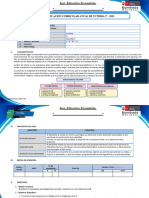 Plan Anual Tutoria - 2° Sec