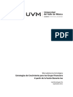 Estrategias de Crecimiento Fusión Ixe-Banorte