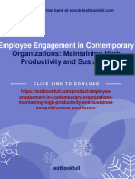 Organizations: Maintaining High Productivity and Sustained: Employee Engagement in Contemporary