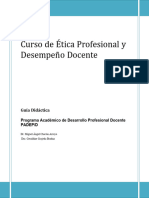 Curso de Etica Profesional para Humanos