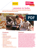 The Social Pension in India A Participatory Study of The Poverty Reduction Impact and Role of Monitoring Groups