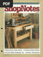 ShopNotes #10 (Vol. 02) - Heavy Duty Lathe Stand - Text