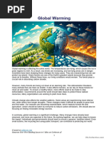 B1 - Reading Lesson - Global Warming