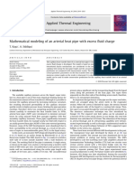 Mathematical Modeling of An Arterial Heat Pipe With Excess Fluid Charge