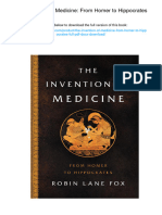 The Invention of Medicine: From Homer To Hippocrates. ISBN 0465093442, 978-0465093441