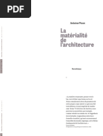 Picon - Antoine - La Matérialité de L Architecture - Extraits