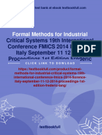 Formal Methods For Industrial