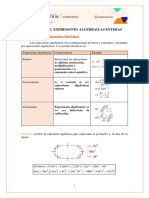 Expresiones Algebraicas Enteras