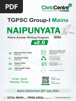 TGPSC Group-1 Mains Naipunyata - 2024 V.2.o