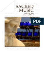 Sacred Music, 133.4, Winter 2006 The Journal of The Church Music Association of America