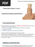 Nosocomial and Community Acquired Infections