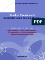 Get Residual Stresses and Nanoindentation Testing of Films and Coatings Haidou Wang Free All Chapters