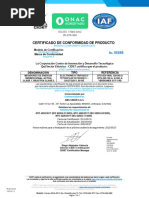 Certificado Medidores