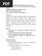 Guia para Elaboracion de Trabajo de Indagación