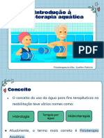 Introdução À Fisioterapia Aquática