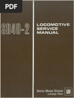 EMD SD40 2ServiceManual 4 1972 Minsk