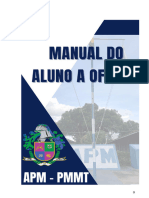 MANUAL ALUNO A OFICIAL (Cadete) Do Mato Grosso - MT